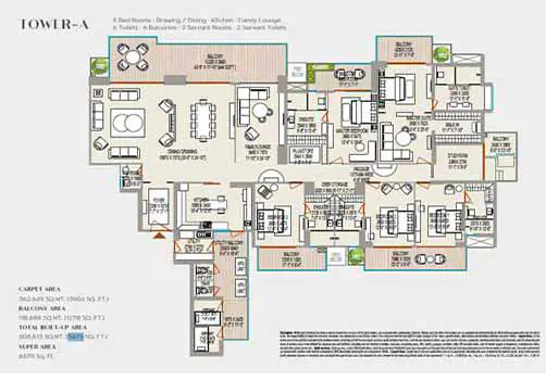 4BHK Flats Noida Sector 121